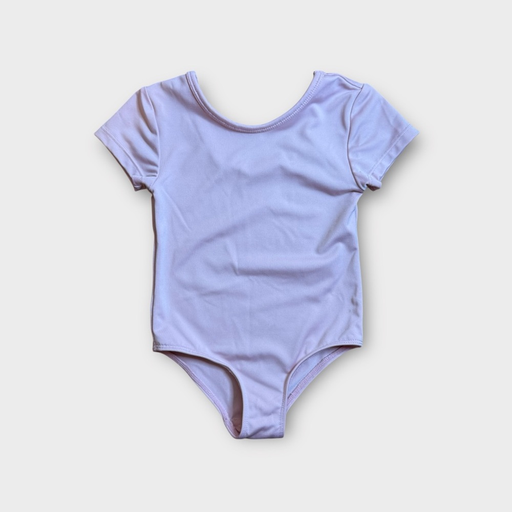 Joe Fresh Short Sleeve Pink Active Bodysuit Leotard